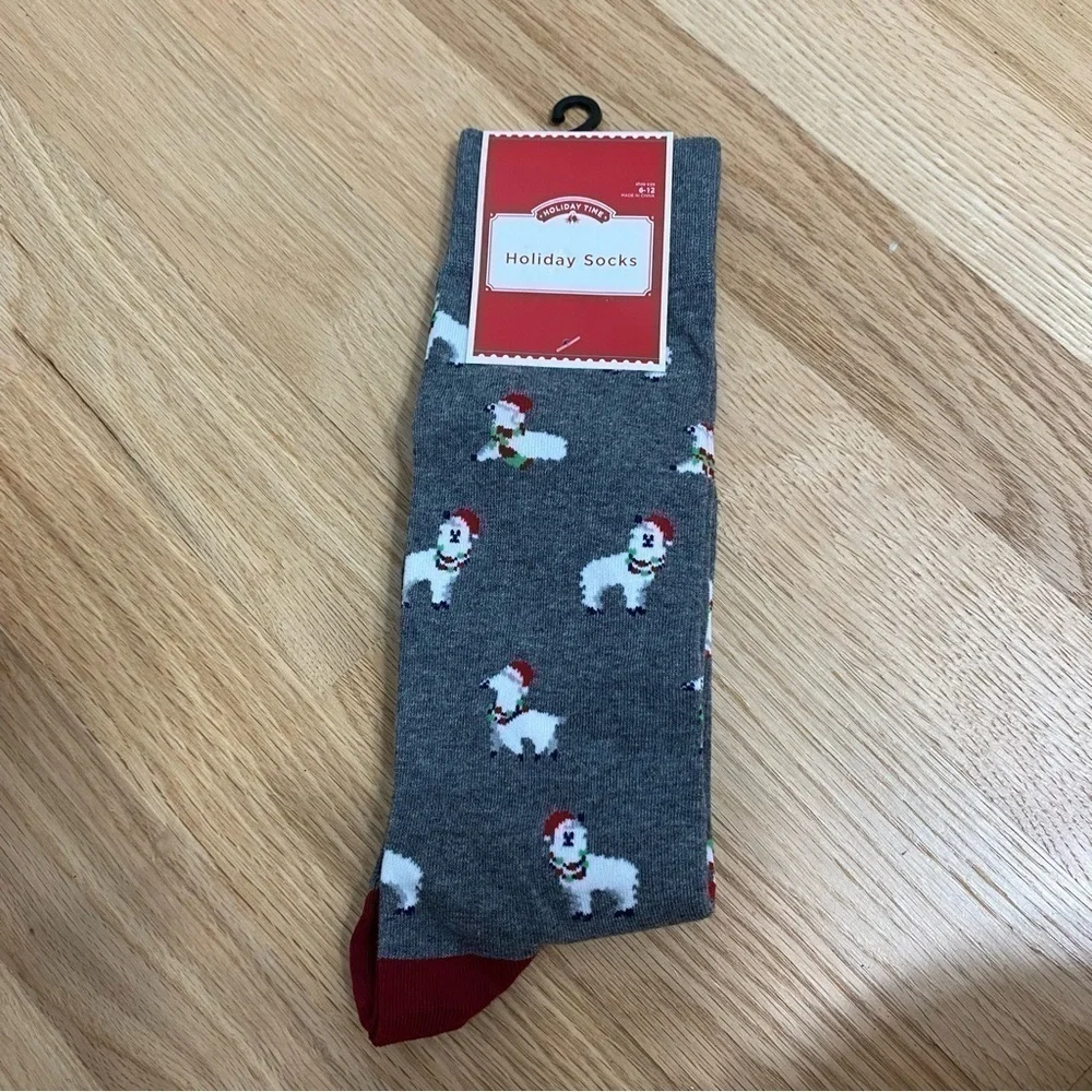 Holiday Time llama santa